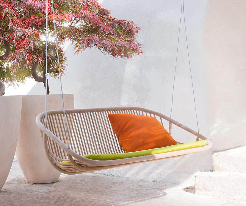Luxury Swing Outdoor Suspended Seat by Paola Lenti for Ultimate Comfort Casa Design Group