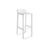 High end Flat Stool with Backrest by Gandia Blasco Casa Design