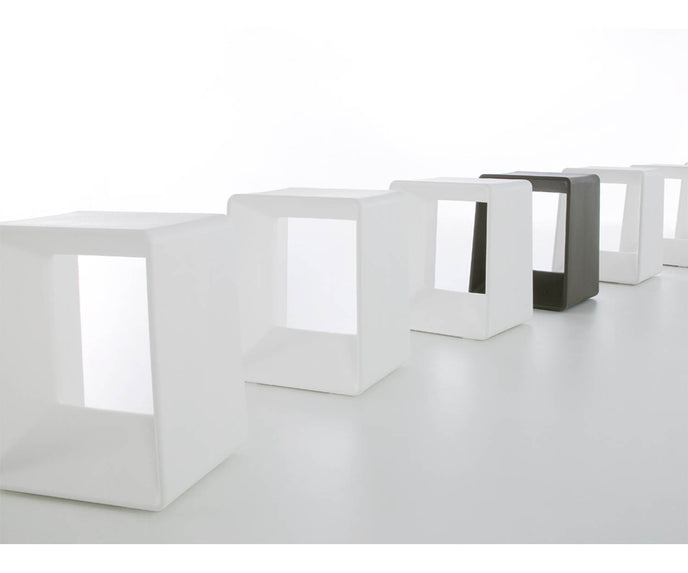 Gandia Blasco Air Low Stool Black and White