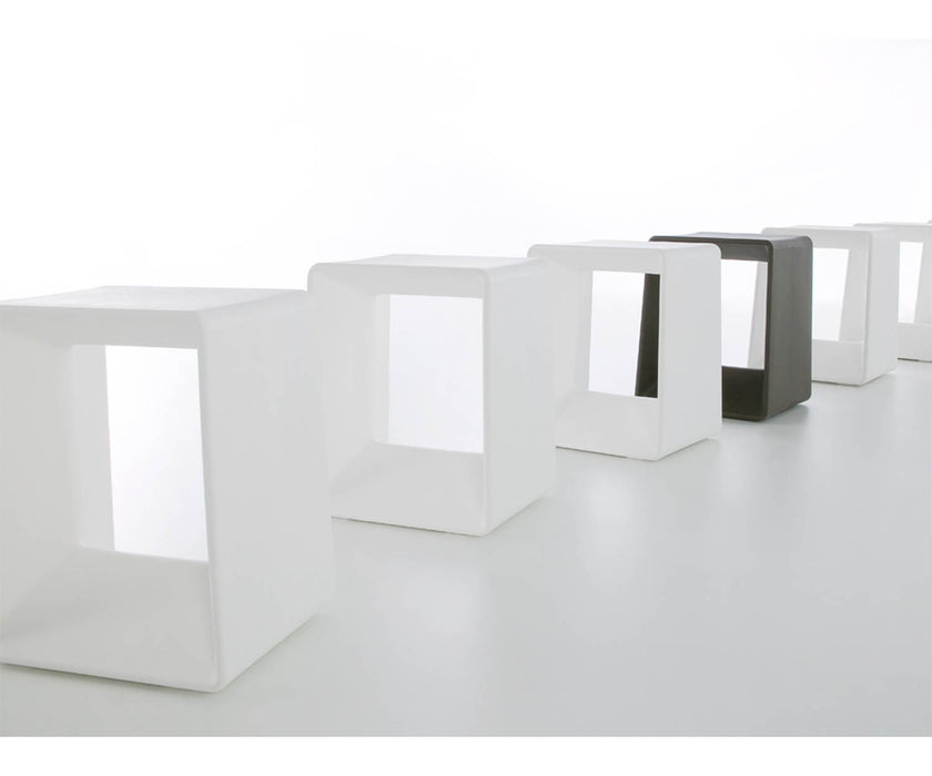 Gandia Blasco Air Low Stool Black and White