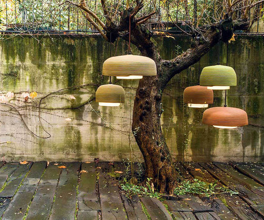 Contemporary Taiki Outdoor Suspension Lamp by Paola Lenti Perfect for Outdoor Spaces Casa Design Group