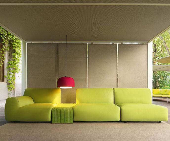 Contemporary Taiki Outdoor Suspension Lamp by Paola Lenti Perfect for Outdoor Spaces Casa Design Group
