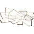 High End Tangram Shelf by Henge Casa Design Group