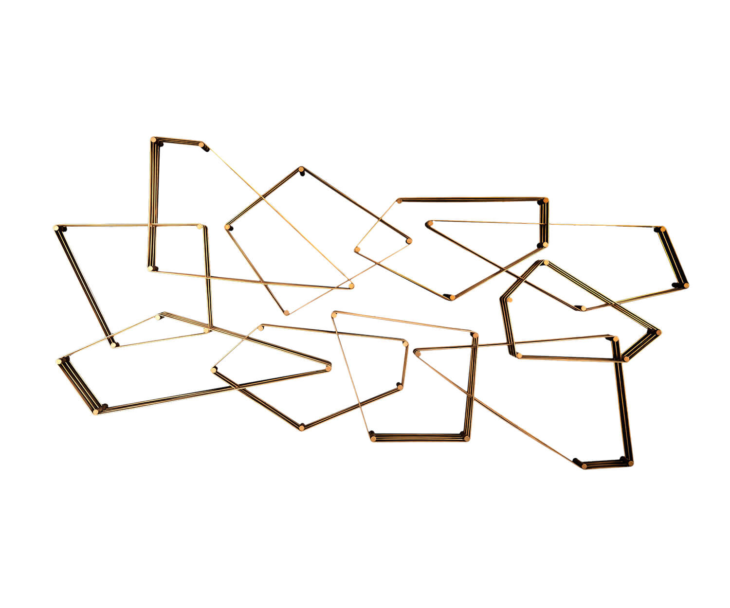 High End Tangram Shelf by Henge Casa Design Group