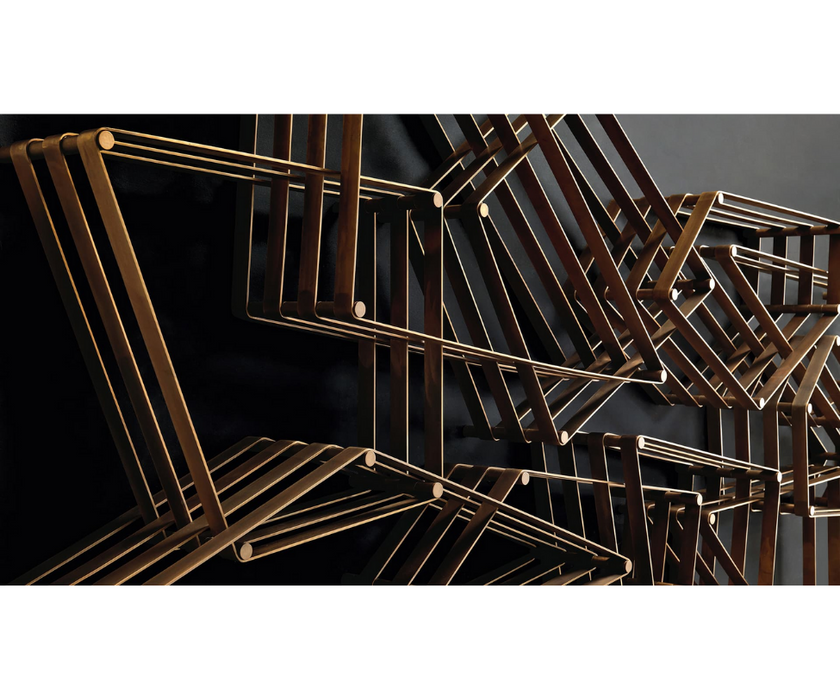 High End Tangram Shelf by Henge Casa Design Group