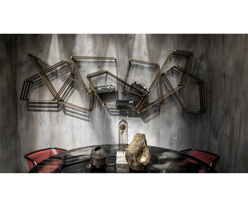 High End Tangram Shelf by Henge Casa Design Group