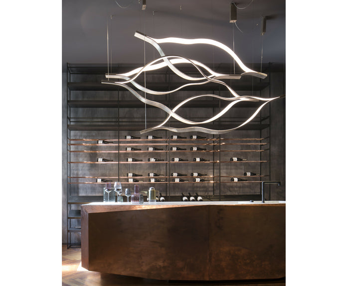 High End Tape Light Suspension by Henge Casa Design Group