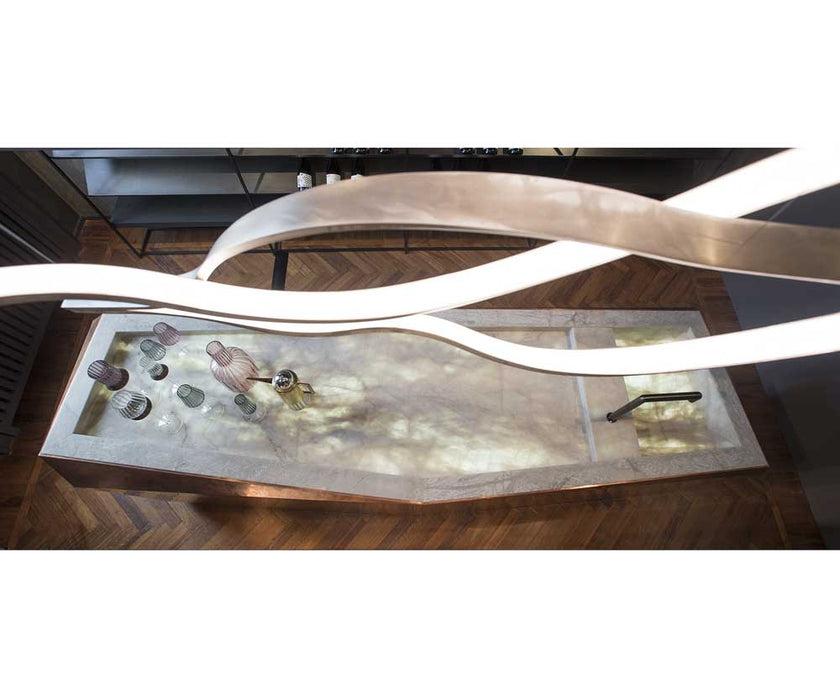 High End Tape Light Suspension by Henge Casa Design Group