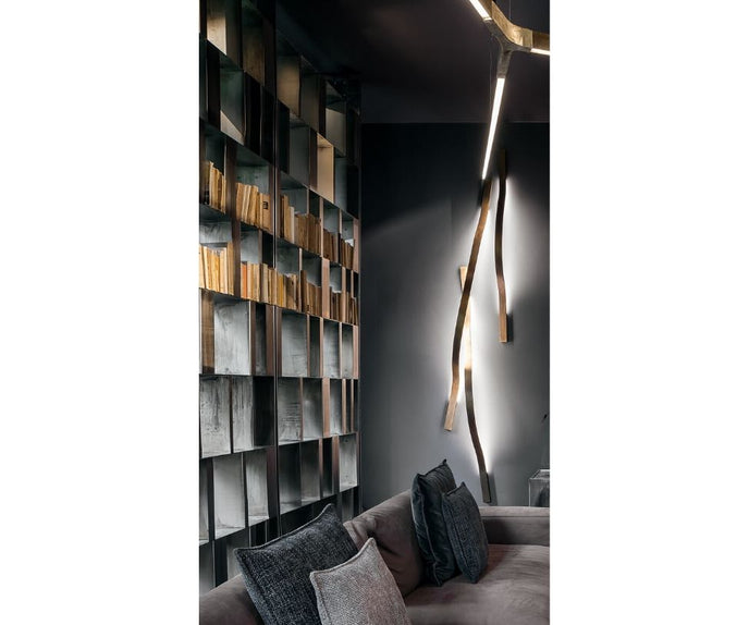 High End Tape Light Wall by Henge Casa Design Group