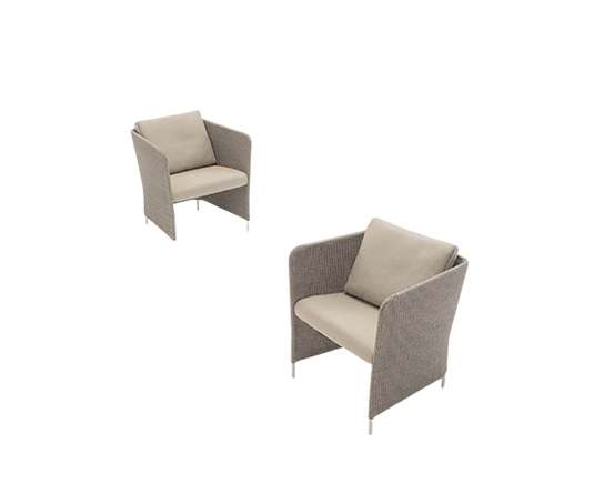 High-end Paola Lenti Teatime Outdoor Lounge Chair for Modern Outdoor Spaces Casa Design Group