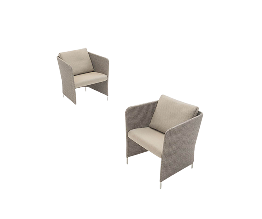 High-end Paola Lenti Teatime Outdoor Lounge Chair for Modern Outdoor Spaces Casa Design Group