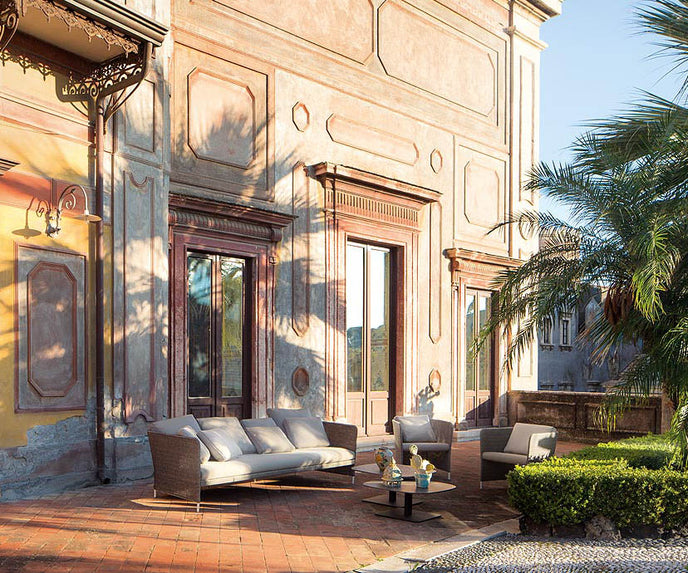 High-end Paola Lenti Teatime Outdoor Lounge Chair for Modern Outdoor Spaces Casa Design Group