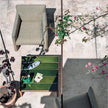 Luxury Teka 008 Outdoor Coffee Table by Roda with Teak Frame | Casa Design Group