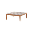 Luxury Teka 008 Outdoor Coffee Table by Roda with Teak Frame | Casa Design Group