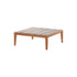 Luxury Teka 008 Outdoor Coffee Table by Roda with Teak Frame | Casa Design Group