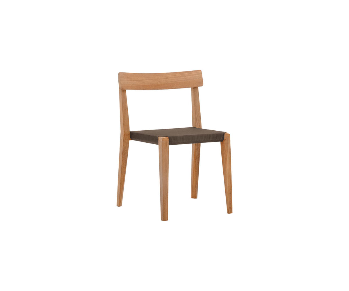 Modern Teka 171 Dining Chair by Roda | Contemporary Outdoor Teak Chair | Casa Design Group