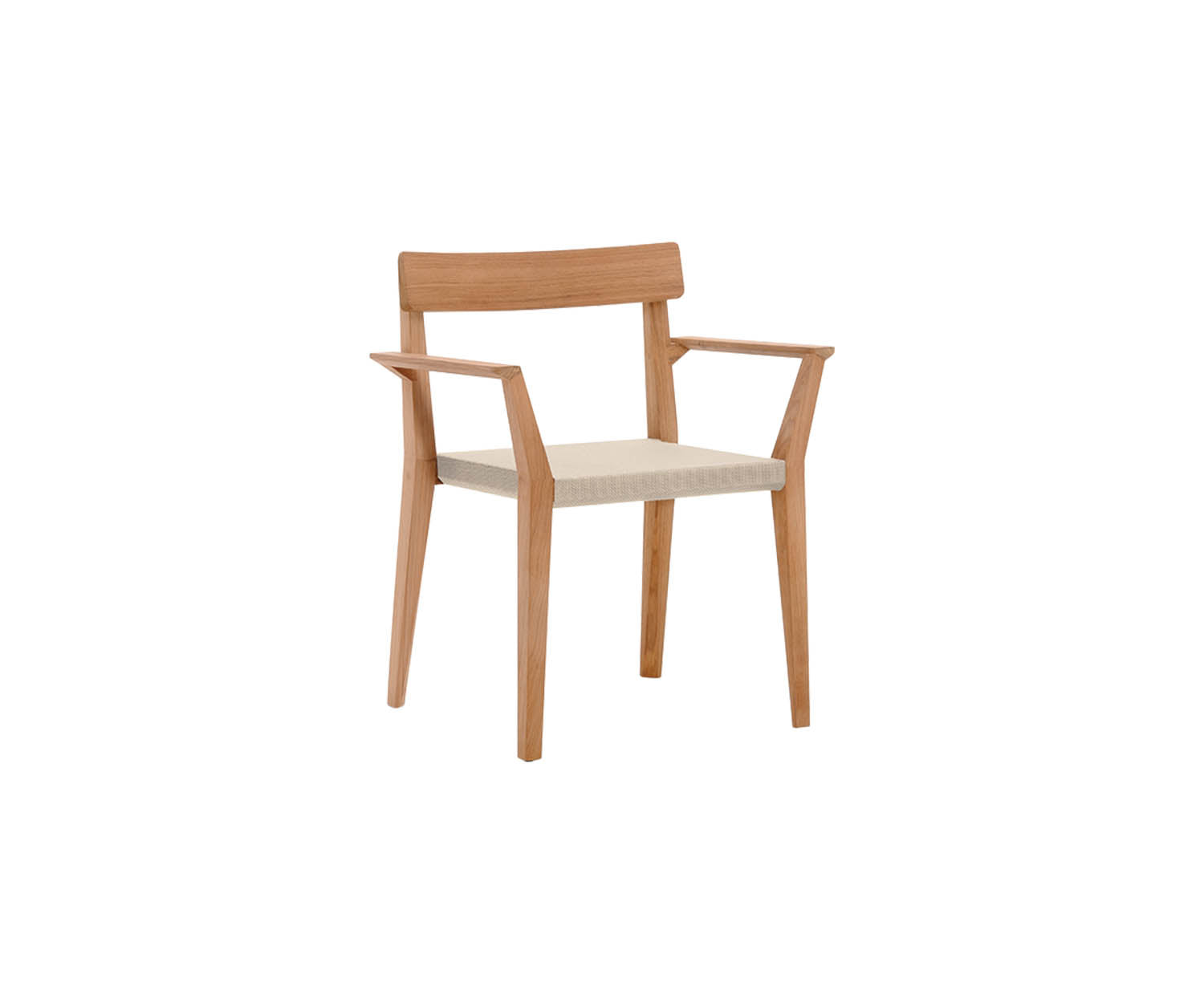 Teak Frame Teka 172 Outdoor Dining Armchair by Roda | Casa Design Group