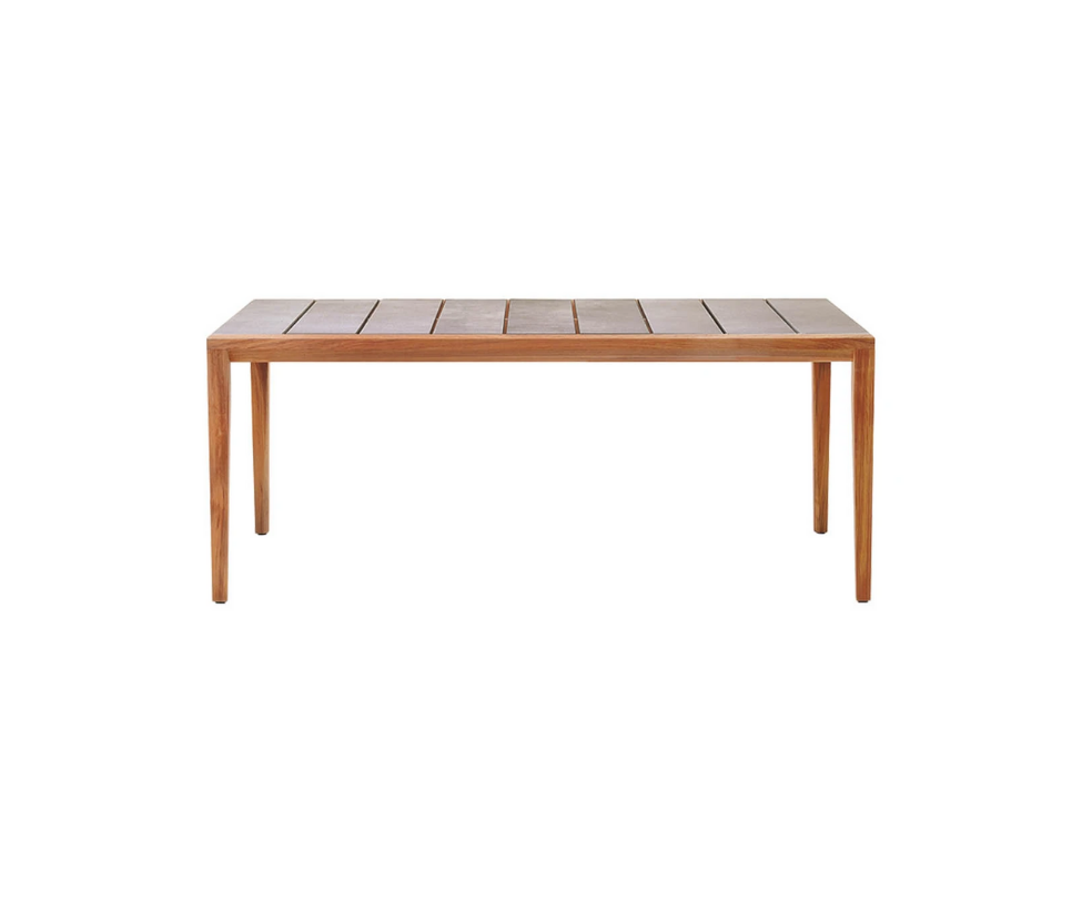 Contemporary Teka 173 Outdoor Teak Dining Table by Roda | Casa Design Group