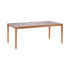 Contemporary Teka 173 Outdoor Teak Dining Table by Roda | Casa Design Group