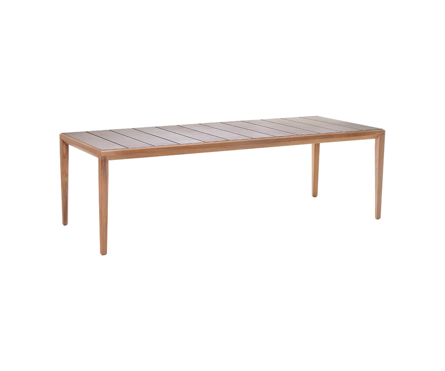 Contemporary Teka 174 Teak Outdoor Dining Table by Roda | Casa Design Group