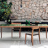 Contemporary Teka 174 Teak Outdoor Dining Table by Roda | Casa Design Group