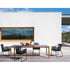 Contemporary Teka 174 Teak Outdoor Dining Table by Roda | Casa Design Group