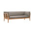 Luxury Teka Outdoor Sofa by Roda with Teak Frame and Cushions | Casa Design Group