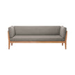 Luxury Teka Outdoor Sofa by Roda with Teak Frame and Cushions | Casa Design Group