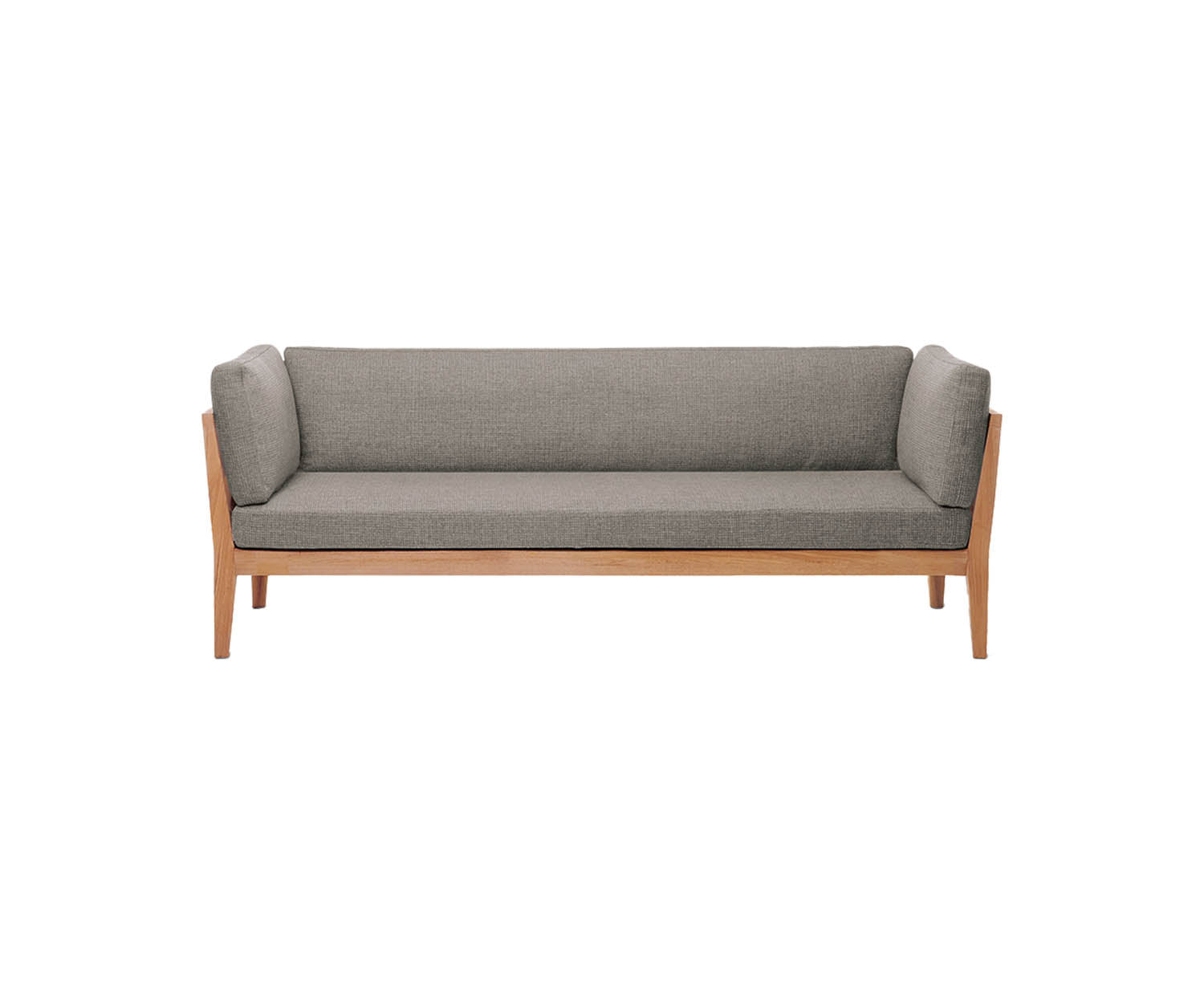 Luxury Teka Outdoor Sofa by Roda with Teak Frame and Cushions | Casa Design Group