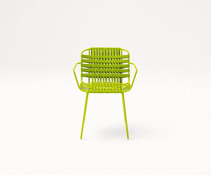 Hand-woven Telar Outdoor Chair by Paola Lenti Ideal for Outdoor Dining Settings Casa Design Group