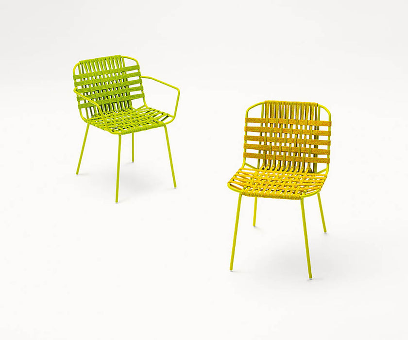 Hand-woven Telar Outdoor Chair by Paola Lenti Ideal for Outdoor Dining Settings Casa Design Group