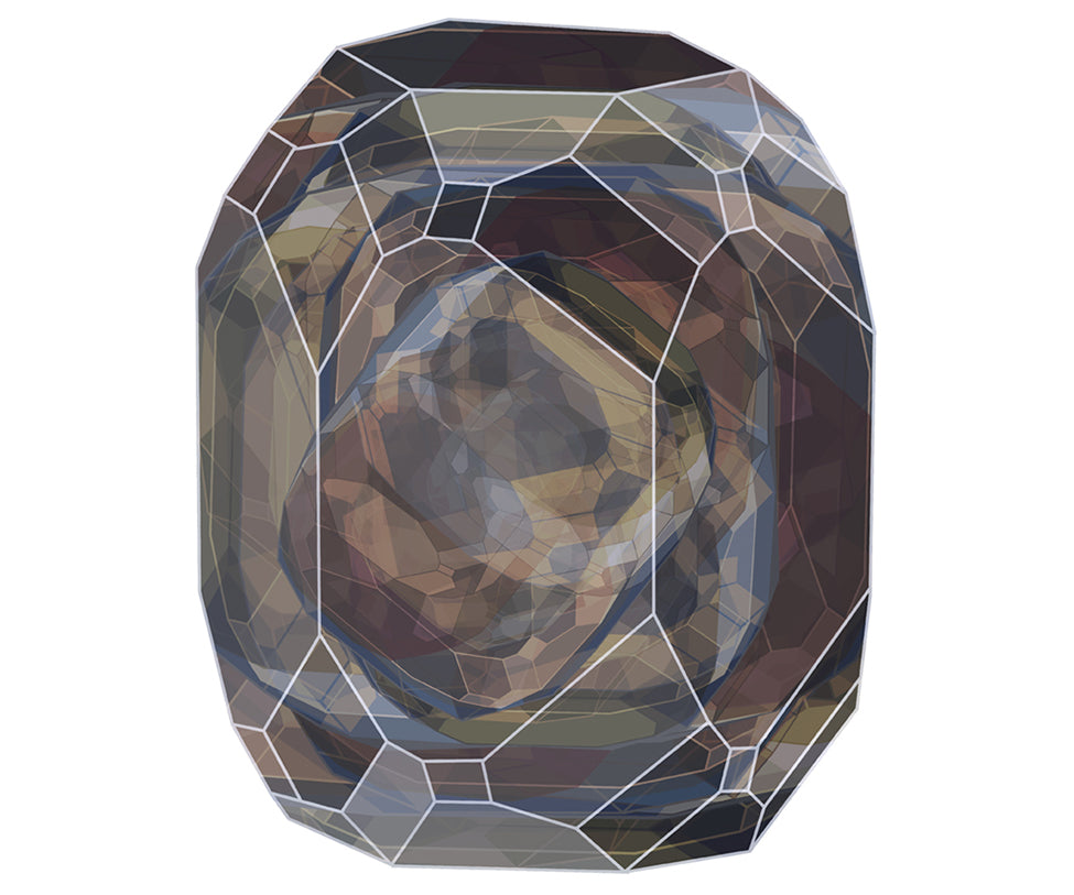 Crystal Brown Rug Moooi