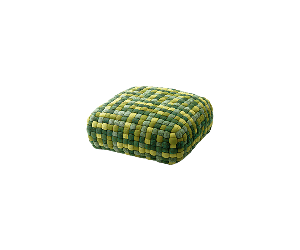 High-end Tobit Outdoor Pouf by Paola Lenti for Outdoor Comfort Casa Design Group