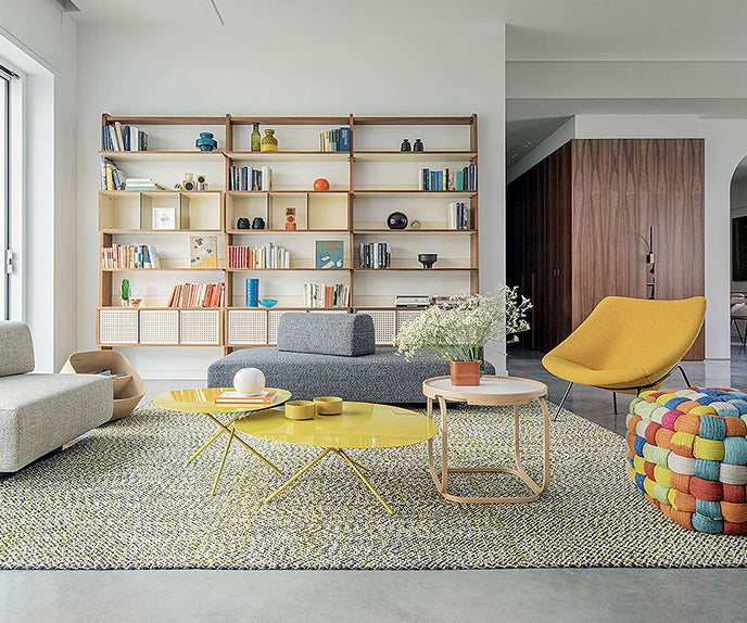 High-end Tobit Outdoor Pouf by Paola Lenti for Outdoor Comfort Casa Design Group