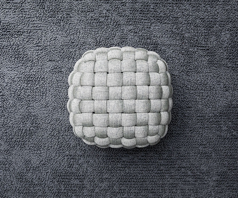 High-end Tobit Outdoor Pouf by Paola Lenti for Outdoor Comfort Casa Design Group