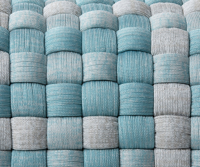 High-end Tobit Outdoor Pouf by Paola Lenti for Outdoor Comfort Casa Design Group