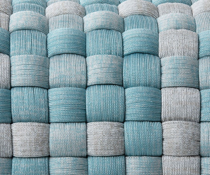 High-end Tobit Outdoor Pouf by Paola Lenti for Outdoor Comfort Casa Design Group