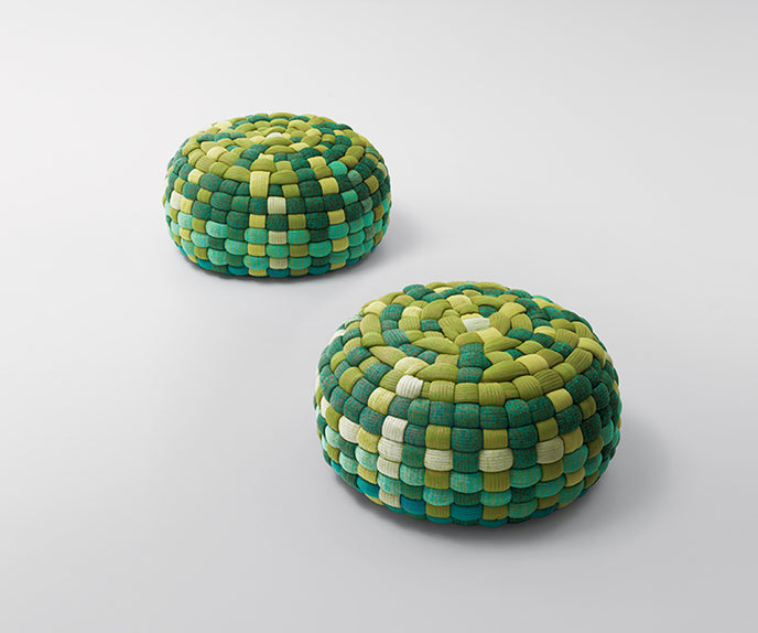 High-end Tobit Outdoor Pouf by Paola Lenti for Outdoor Comfort Casa Design Group