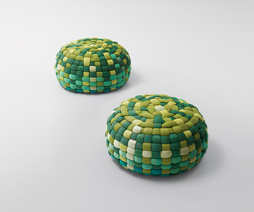 High-end Tobit Outdoor Pouf by Paola Lenti for Outdoor Comfort Casa Design Group