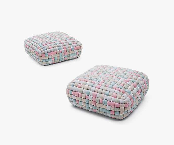High-end Tobit Outdoor Pouf by Paola Lenti for Outdoor Comfort Casa Design Group