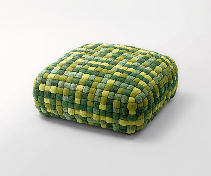 High-end Tobit Outdoor Pouf by Paola Lenti for Outdoor Comfort Casa Design Group