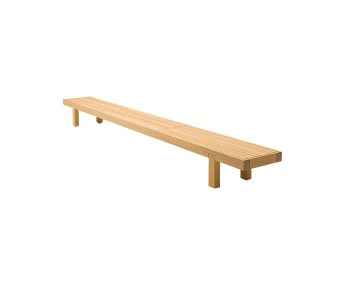 Elegant Toku Outdoor Bench with Cedar Heartwood Structure Casa Design Group