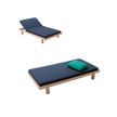 Comfortable Toku Outdoor Sun Bed by Paola Lenti for Ultimate Comfort Casa Design Group