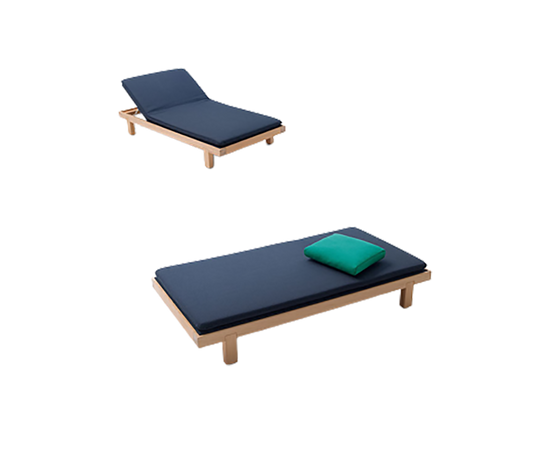 Comfortable Toku Outdoor Sun Bed by Paola Lenti for Ultimate Comfort Casa Design Group