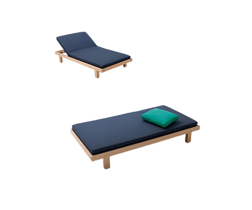 Comfortable Toku Outdoor Sun Bed by Paola Lenti for Ultimate Comfort Casa Design Group