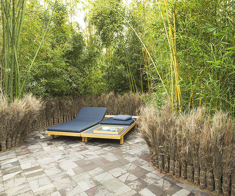 Comfortable Toku Outdoor Sun Bed by Paola Lenti for Ultimate Comfort Casa Design Group