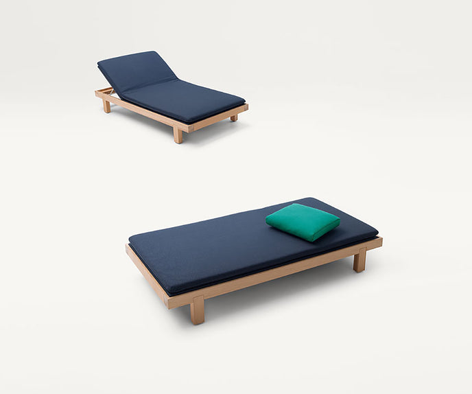 Comfortable Toku Outdoor Sun Bed by Paola Lenti for Ultimate Comfort Casa Design Group