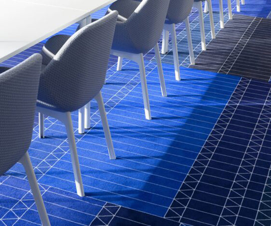 Zigzag Blue Broadloom  Moooi