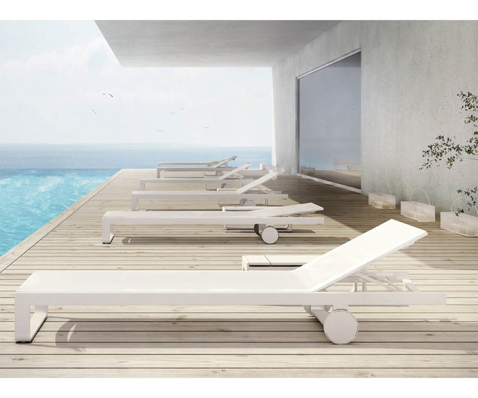 High end Flat Textil Chaise Lounge by Gandia Blasco Casa Design