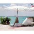Modern curved marine-grade umbrella by Tuuci Ocean Master Max | Casa Design Group